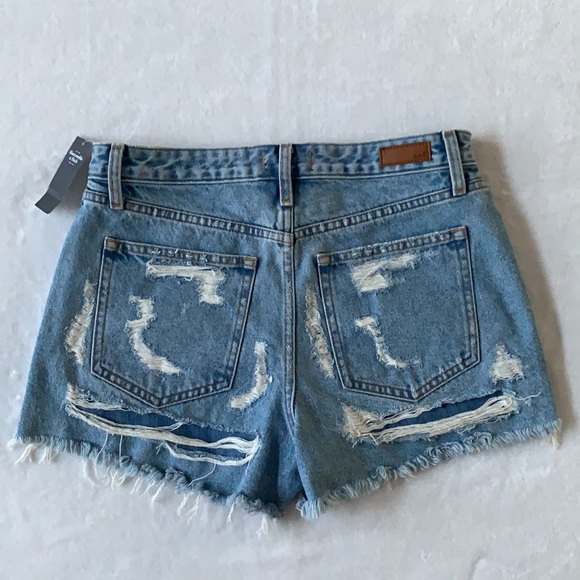 Abercrombie & Fitch Annie High Rise Denim Shorts - Picture 5 of 5